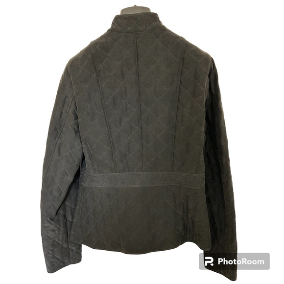 Max Mara Weekend Quilted Black Jacket Size 2 - Picture 2 of 5